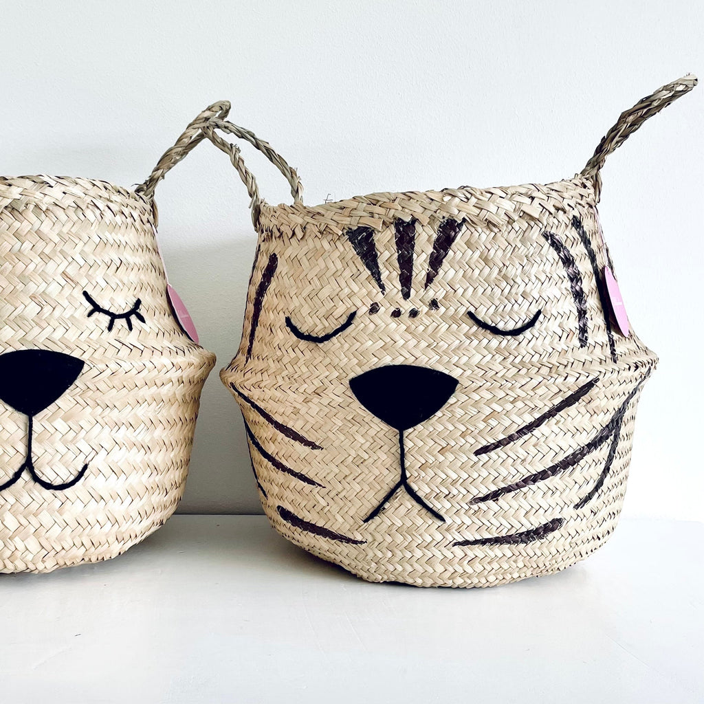 - Natural Tiger Basket - Medium