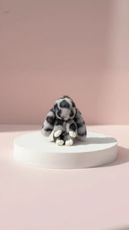 Plush Fluffy Bunny Rabbit Key Ring & Bag Charm