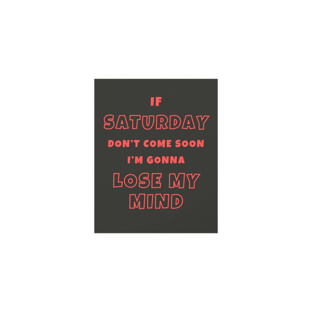 Sam Fender - Saturday (Black + Orange)