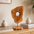 Olive Wood Unique Decorative Sculpture, home decor, gift