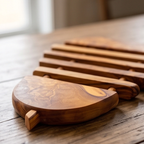 Handcrafted  Olive Wood Trivet (21x18 cm) | Hot Pad