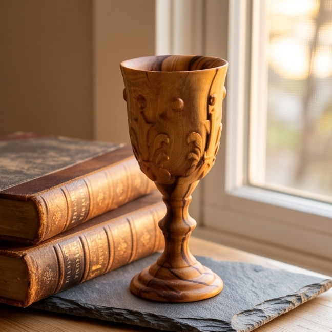 A beautiful 3 D wine cup