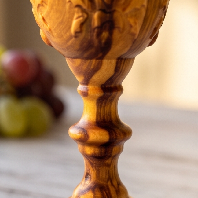 A beautiful 3 D wine cup