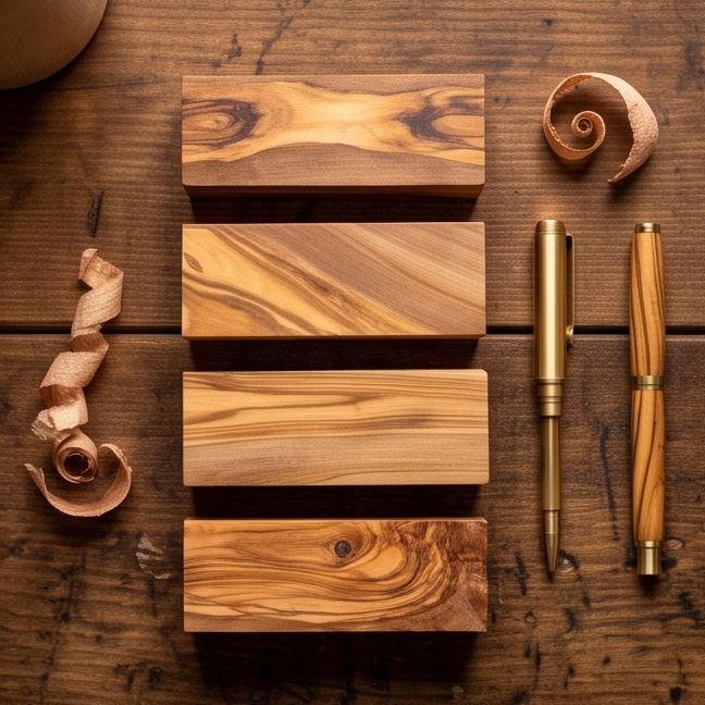 Olive Wood Pen Turning Blanks 10 cm