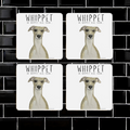 Whippet Real Good – Set of 4 Whippet Coasters!