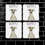 Whippet Real Good – Set of 4 Whippet Coasters!