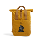 "Pug or Snorty Potato?" Ethical Backpack for Pug Lovers! Black Pug Version