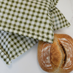 THE Beeswax Bag – Olive Check