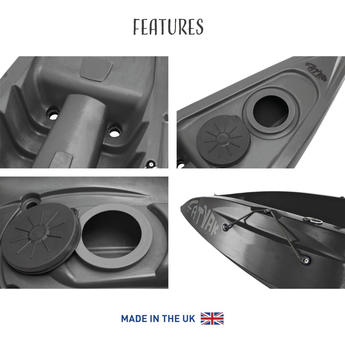 'Kaafu' Recycled Marine Plastic Kayak | Single Seater Package Deal