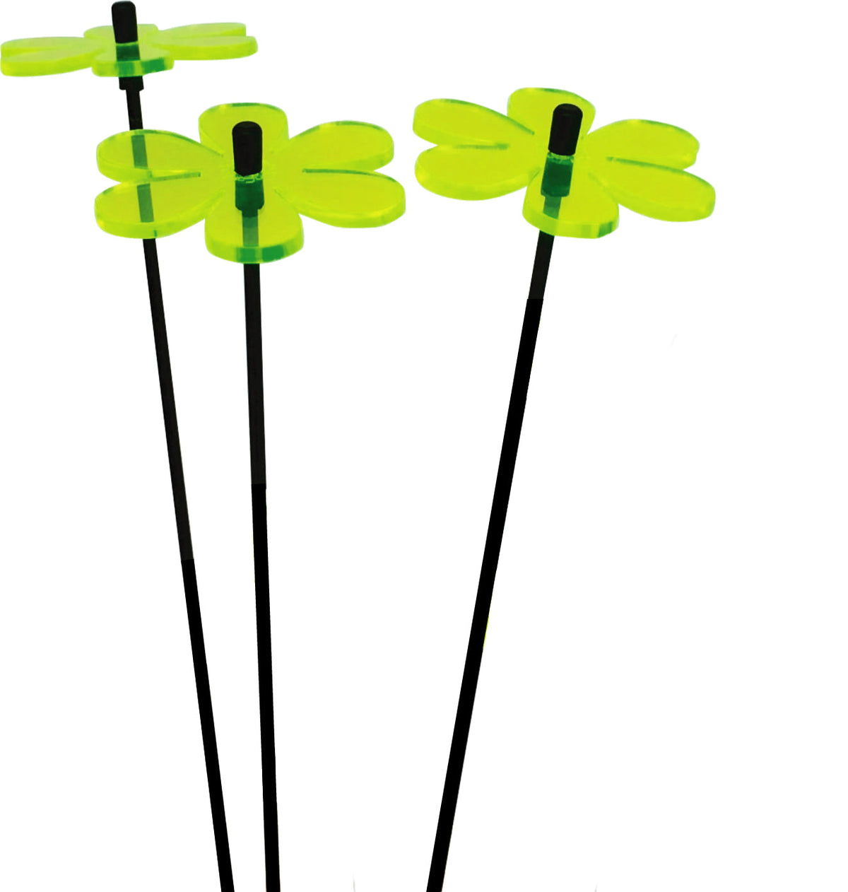 Garden Décor Ornament Set of 3 SunCatcher Daisy Colourful Flower