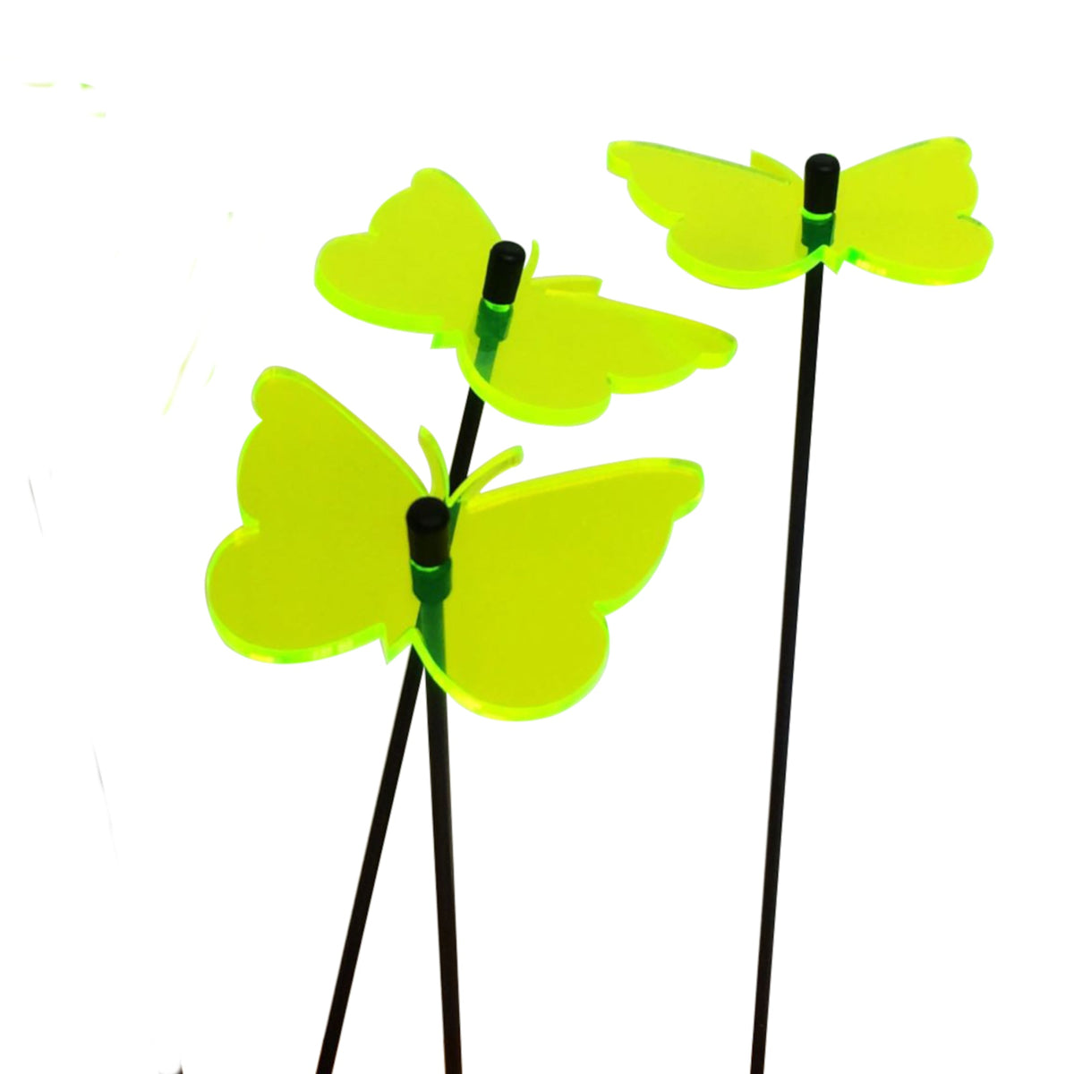 Small Garden Décor Ornaments Set of 3 'Gatekeeper Butterfly'