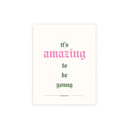 Fontaines DC - It's Amazing To Be Young (Off-white)