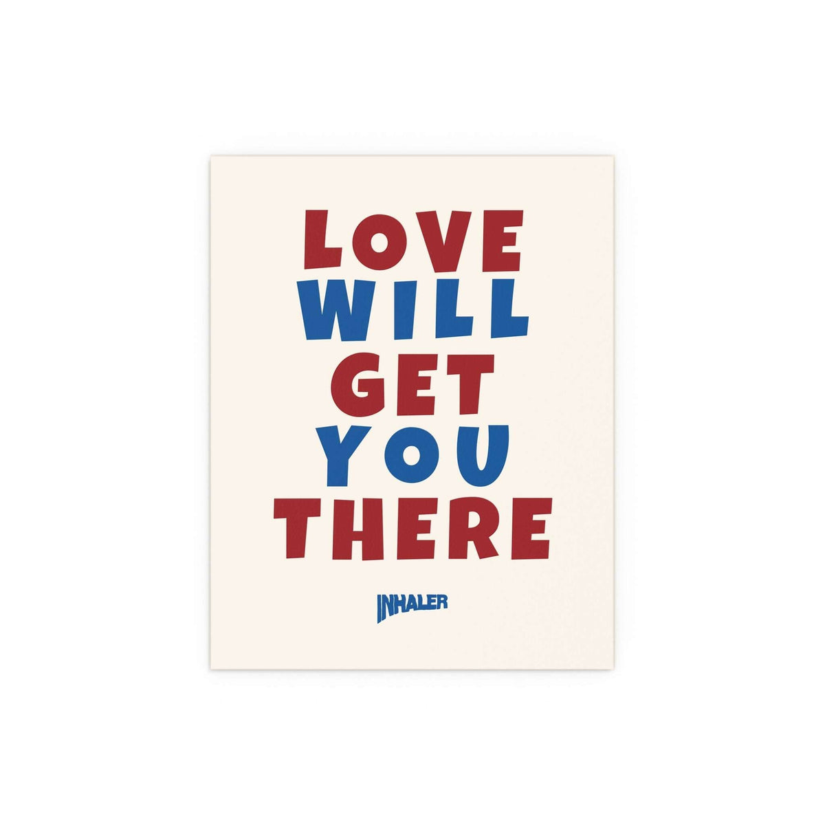 Inhaler - Love Will Get You There (Off-white + Blue + Red)