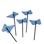 Garden Décor Ornaments Set of 5 'Gatekeeper Butterflies'