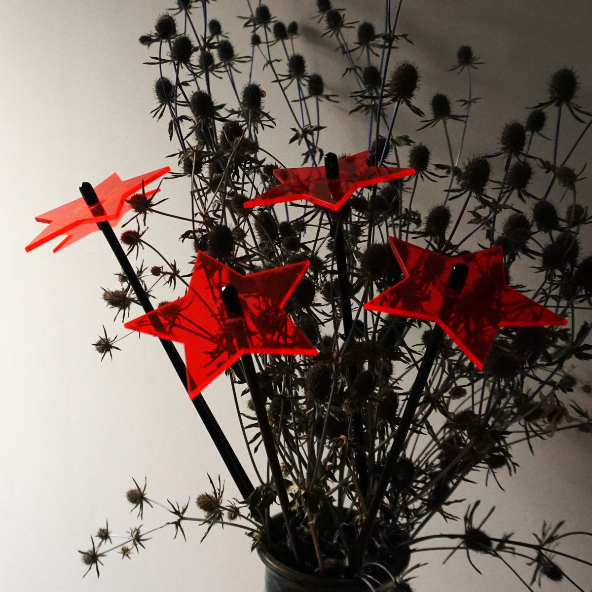 Garden Décor Ornaments Set of 5 'Shining Stars'