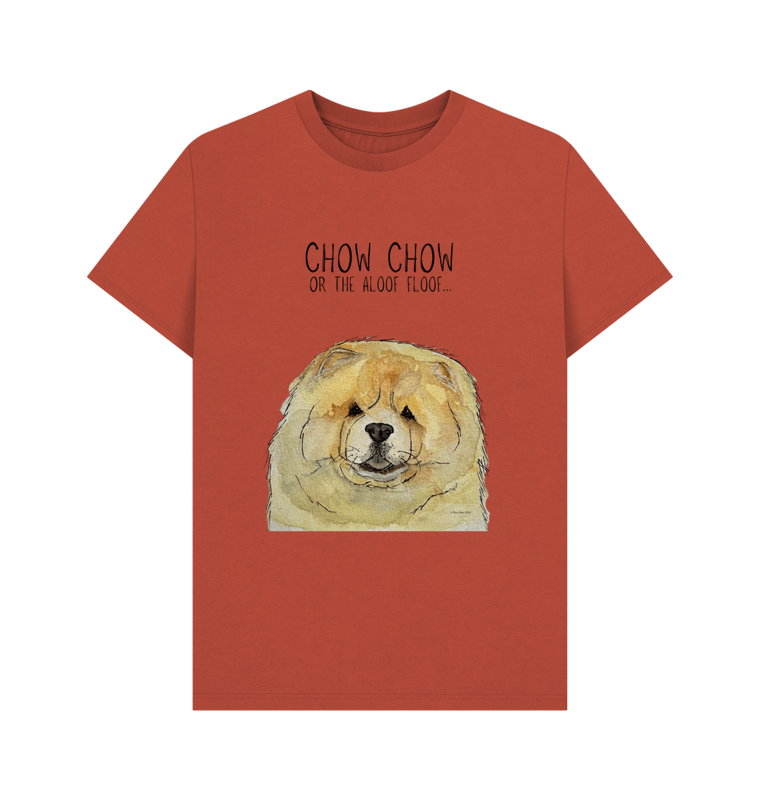 Fawn Chow Chow "Aloof Floof" Men's T-Shirt – Style with a Fluffy Twist!