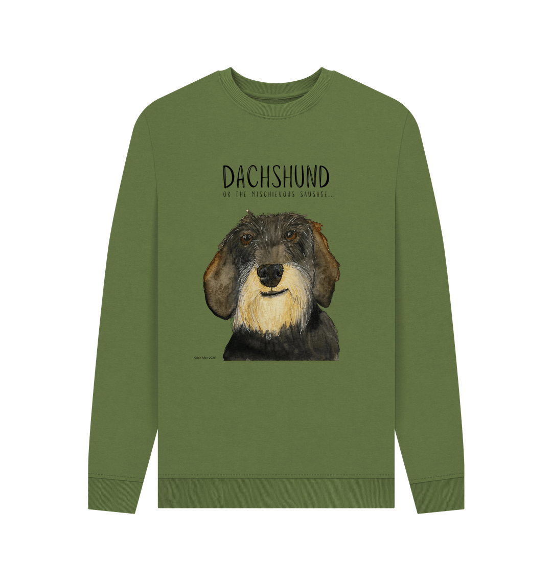 Wire Haired Hot Dog Sweatshirt – For the Fearless Doxie Fans!