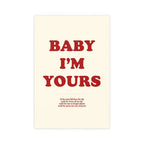 Baby I'm Yours (Off-white & red)