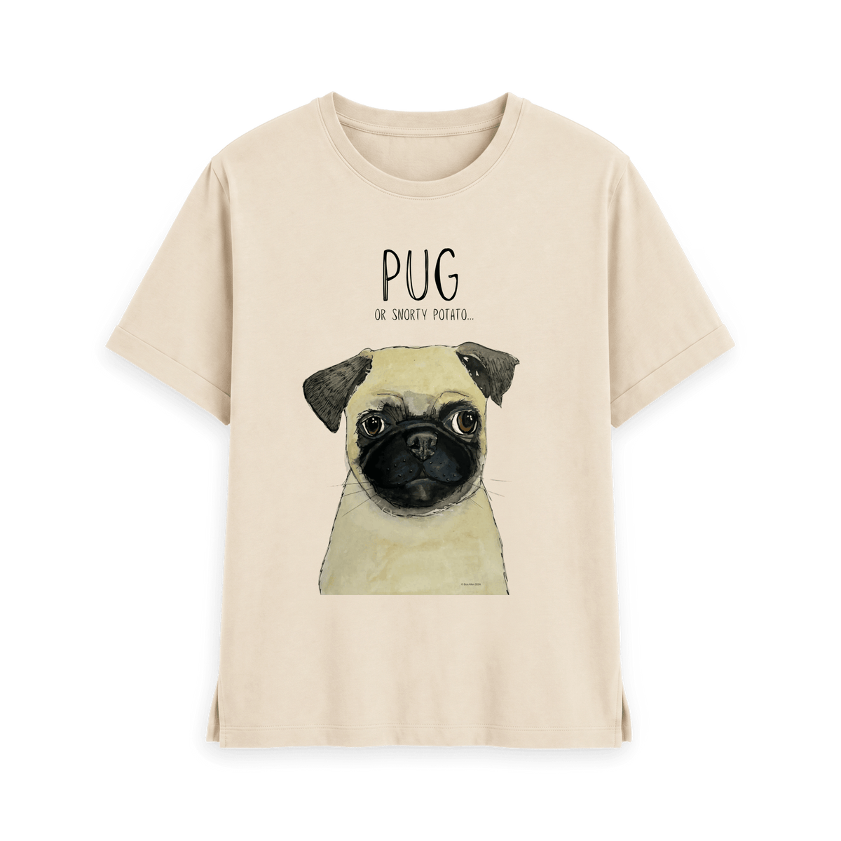 Pug Women's Relaxed Fit T Shirt