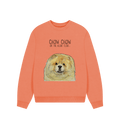 Snuggle Up in Style: Fawn Chow Chow Oversized Sweatshirt