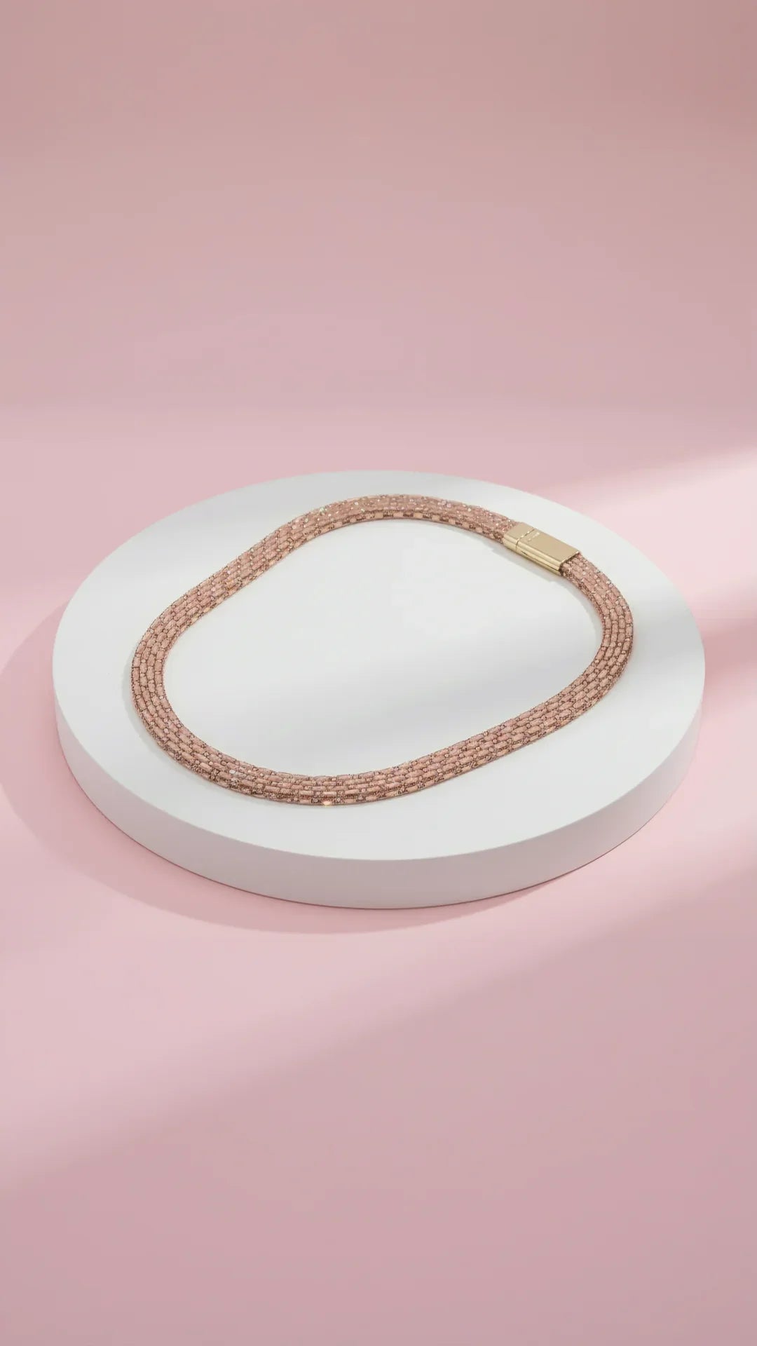 Elixir Collection Radiance Collar Crystal Necklace With Magnetic Closure