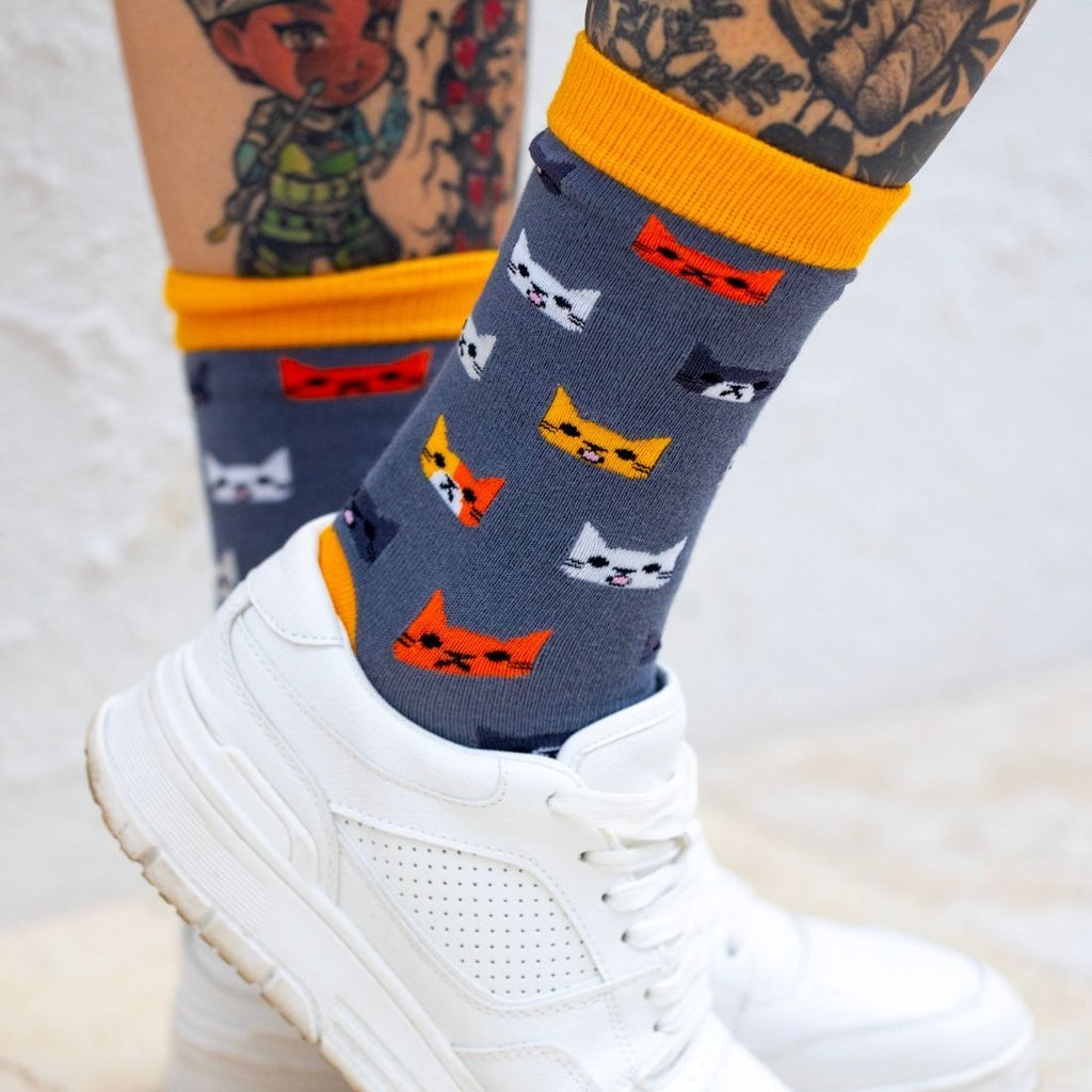Cat Bamboo Socks