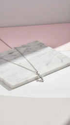Waterproof Mini Stainless Steel Cross Symbolic Necklace