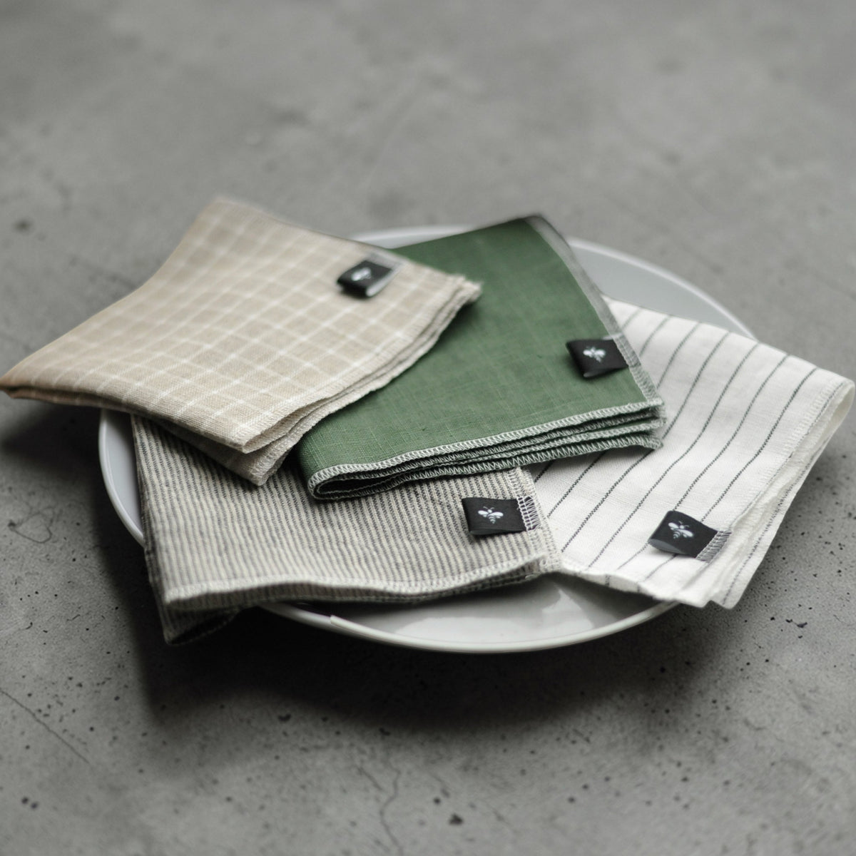 Neutral Linen Cloth Set