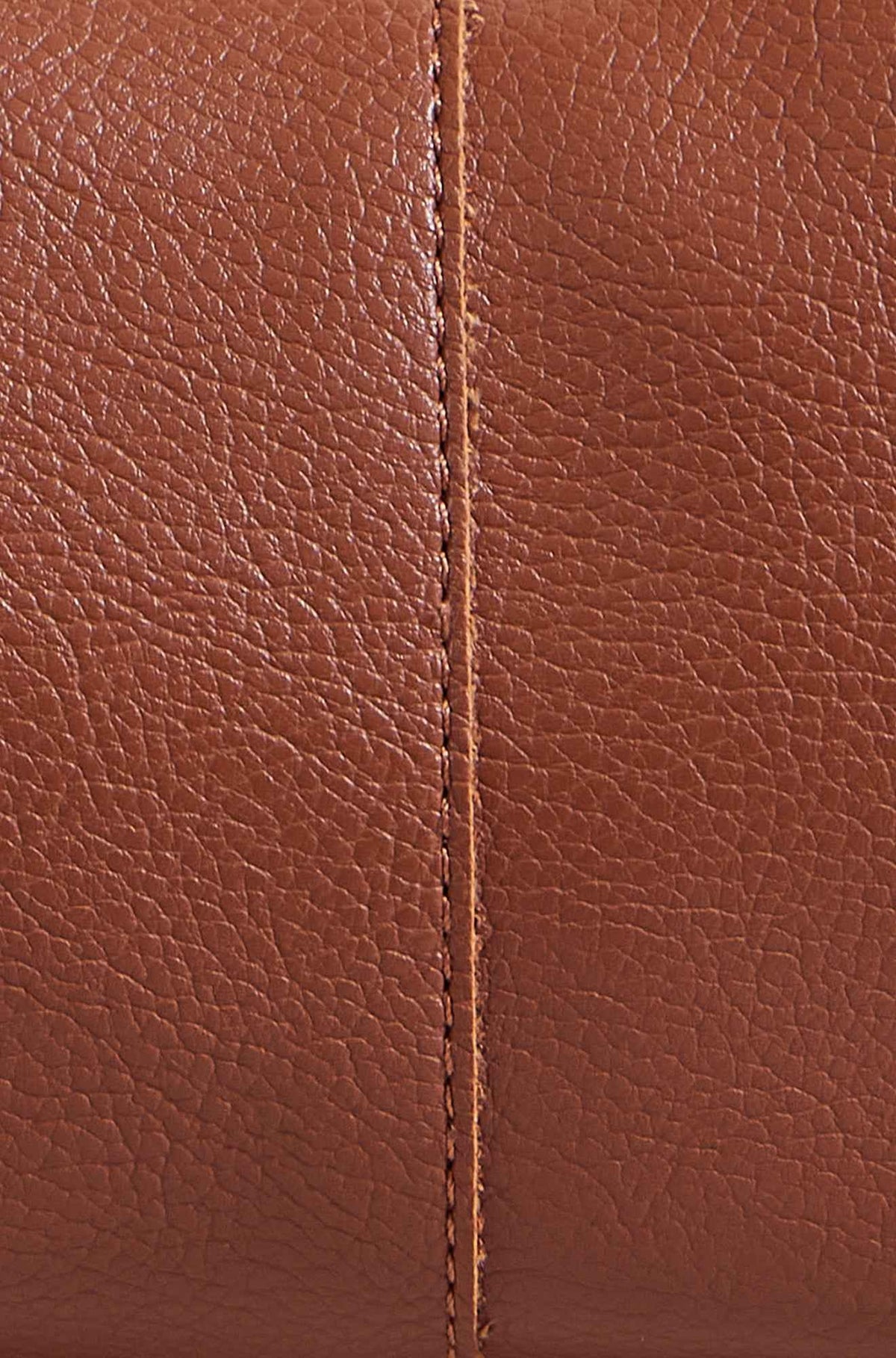 Yumi Brown Shoulder Scoop Bag With Buckle