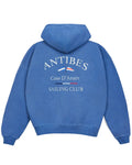 Antibes Heavyweight Hoodie Blue