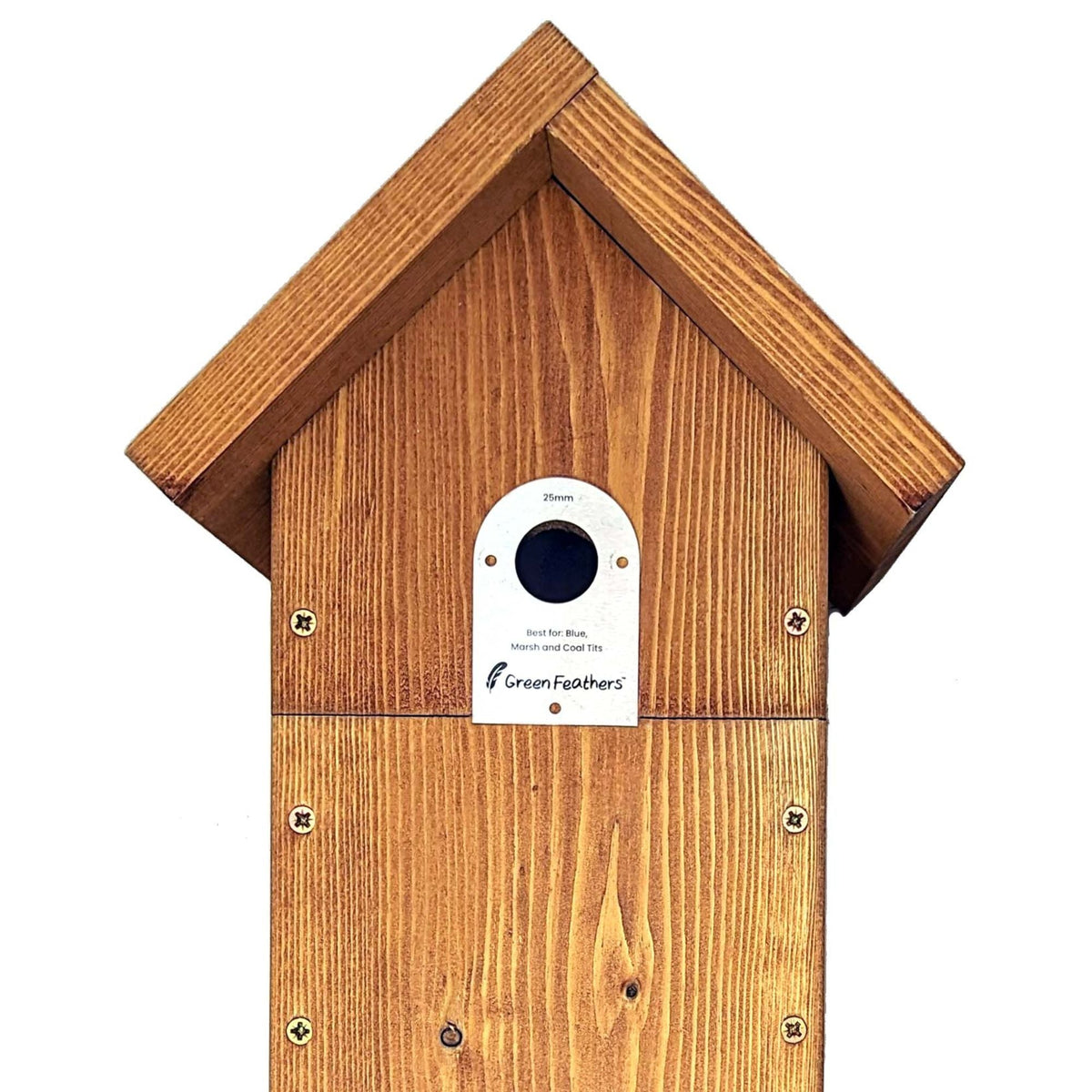 Green Feathers Bird Box Stainless Steel Cover Plates