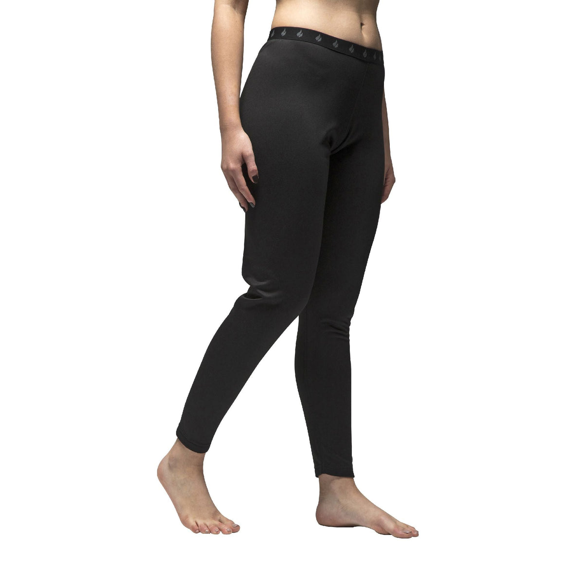 Ladies Fleece Lined Base Layer Thermal Long John Bottoms
