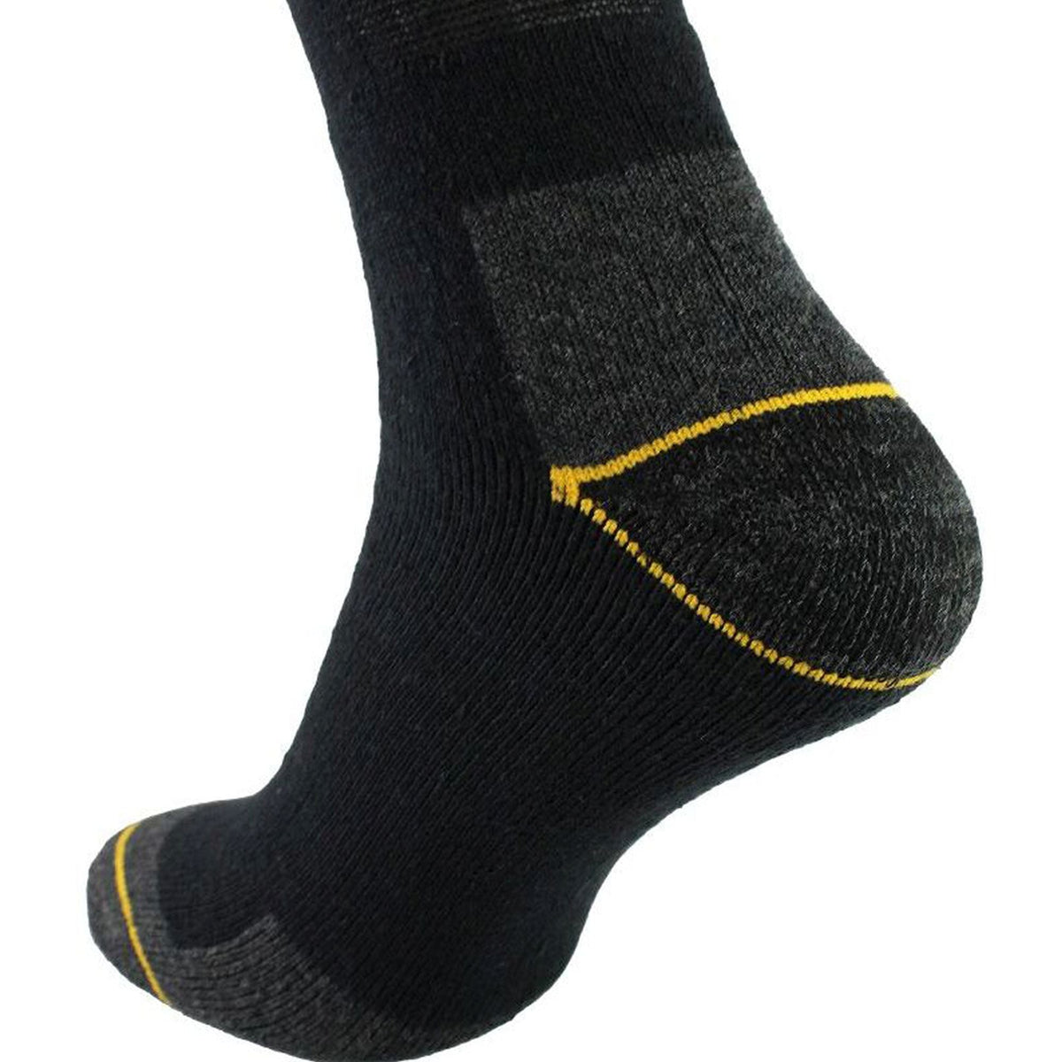 6 Pack Unisex Heavy Duty Work Socks for Steel Toe Boots