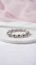 Skull Link Crystal Clasp Bracelet