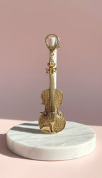 Violin Crystal Key Ring & Bag Charm