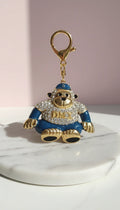 Monkey Crystal Key Ring & Bag Charm