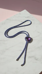 Elixir Collection Long Heart Crystal Necklace