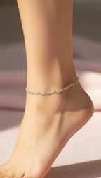 Heart Link Chain Foot Anklet