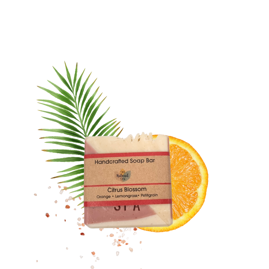 - Citrus Blossom Cold Process Soap - Lemongrass Orange and Palmarosa - 3 different styles