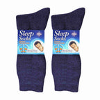 2 Pack Mens Thermal Sleep Socks for Winter