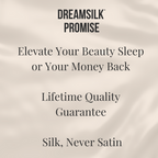 Beige Silk Pillowcase - Standard