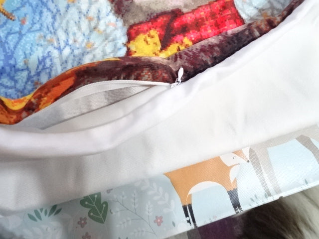 'Autumn Cat'  Cushion Cover   40cm x 40cm ( Approx)