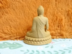 Buddha 10cm tall x 8cm W  (approx)  3D printed in wood PLA
