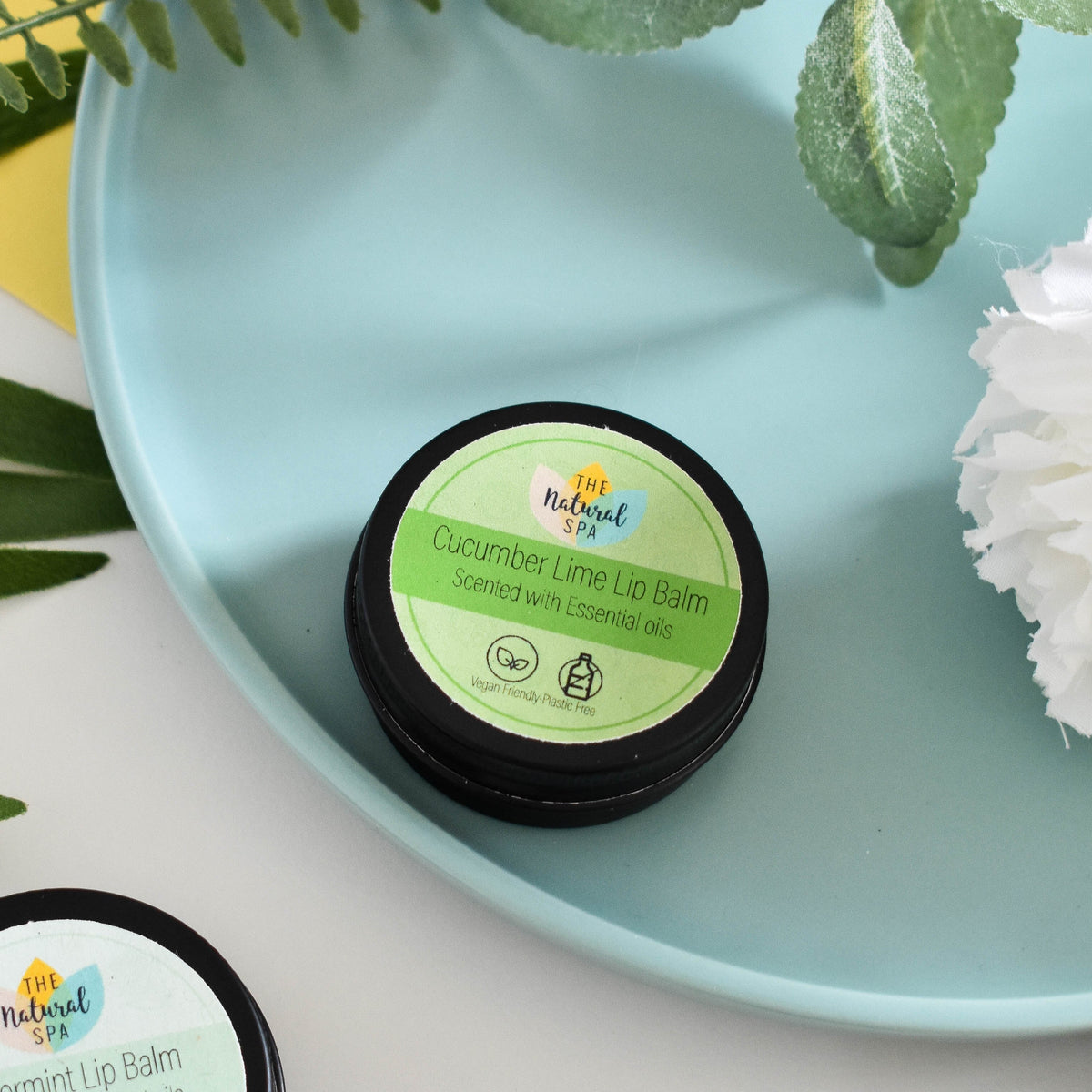 - Cucumber Lime Natural Lip Balm | Vegan, Hydrating & Nourishing | Plastic-Free, Handmade Lip Care