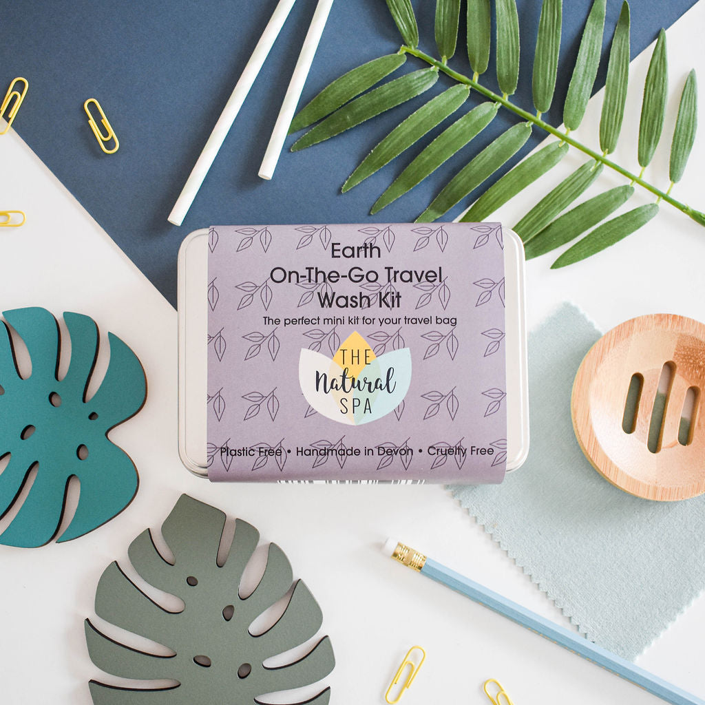 - Earth Mini Travel Wash Kit | Natural “On the Go” Shampoo, Conditioner & Soap Set | Vegan, Plastic-Free Hair Care | Perfect Travel Gift