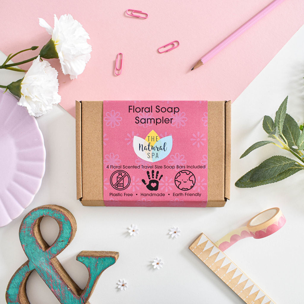 - Floral Soap Trial Box - 4 pieces