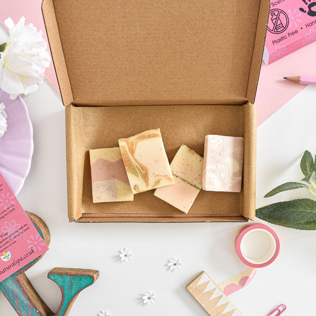 - Floral Soap Trial Box - 4 pieces
