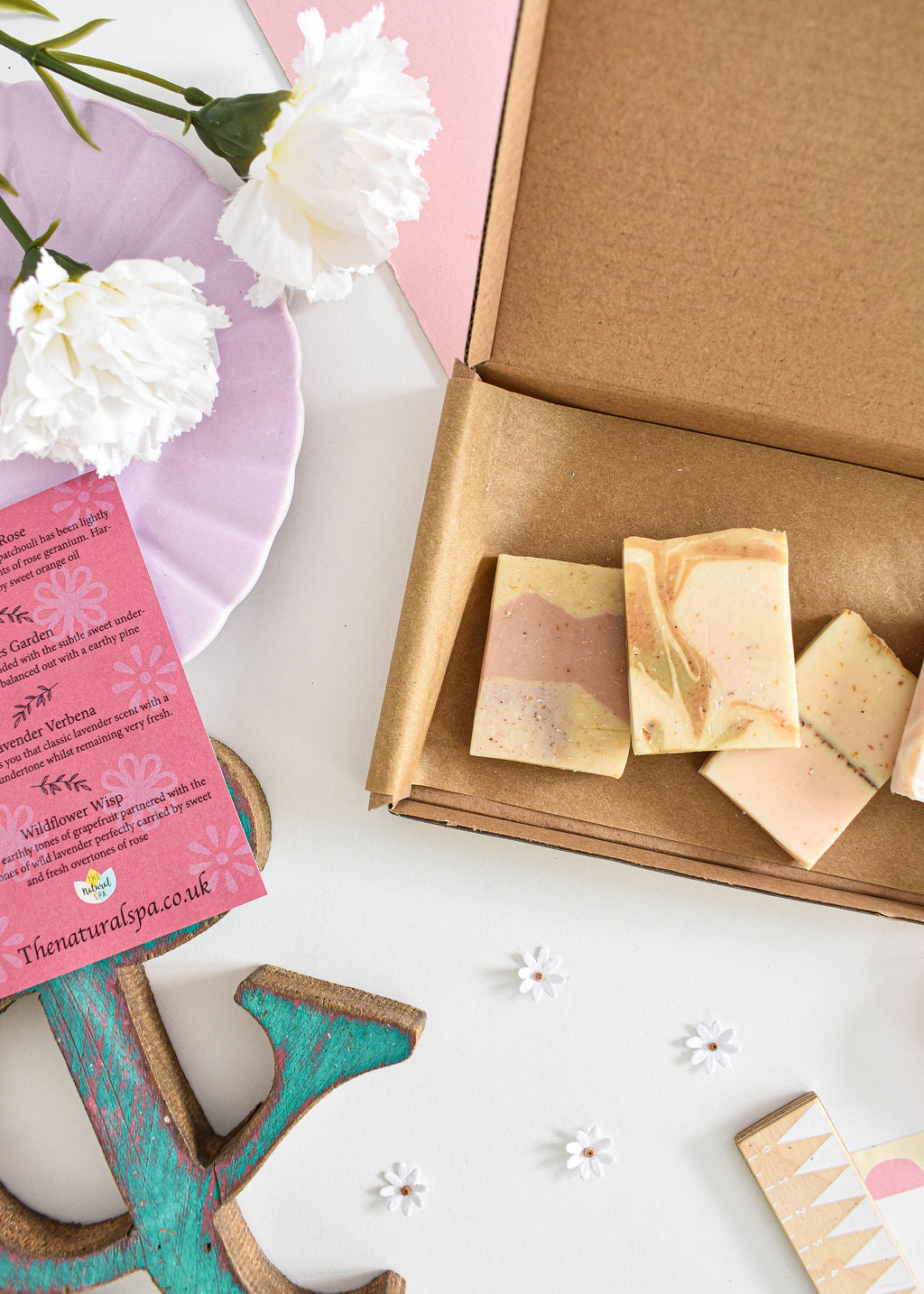 - Floral Soap Trial Box - 4 pieces