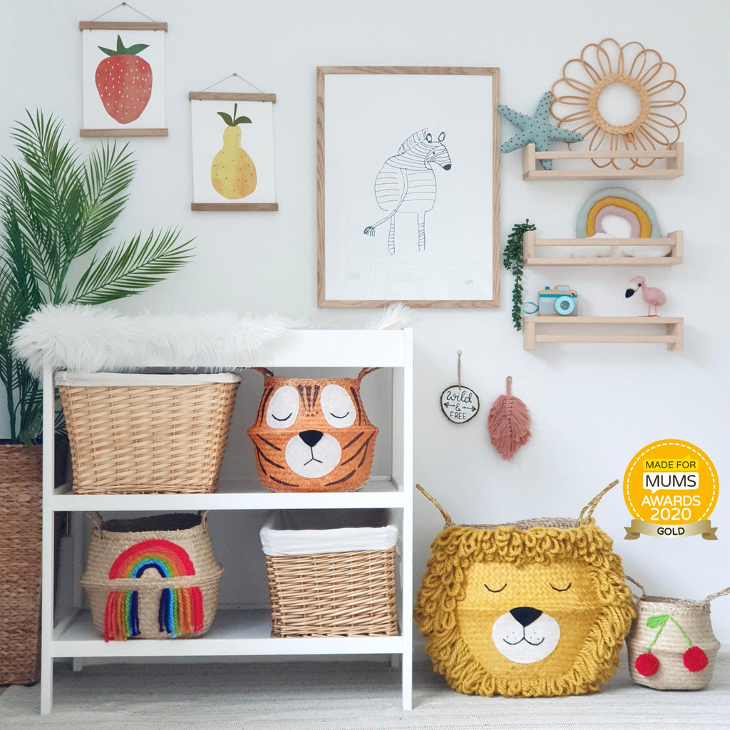 - Yellow Lion Basket - Extra Large