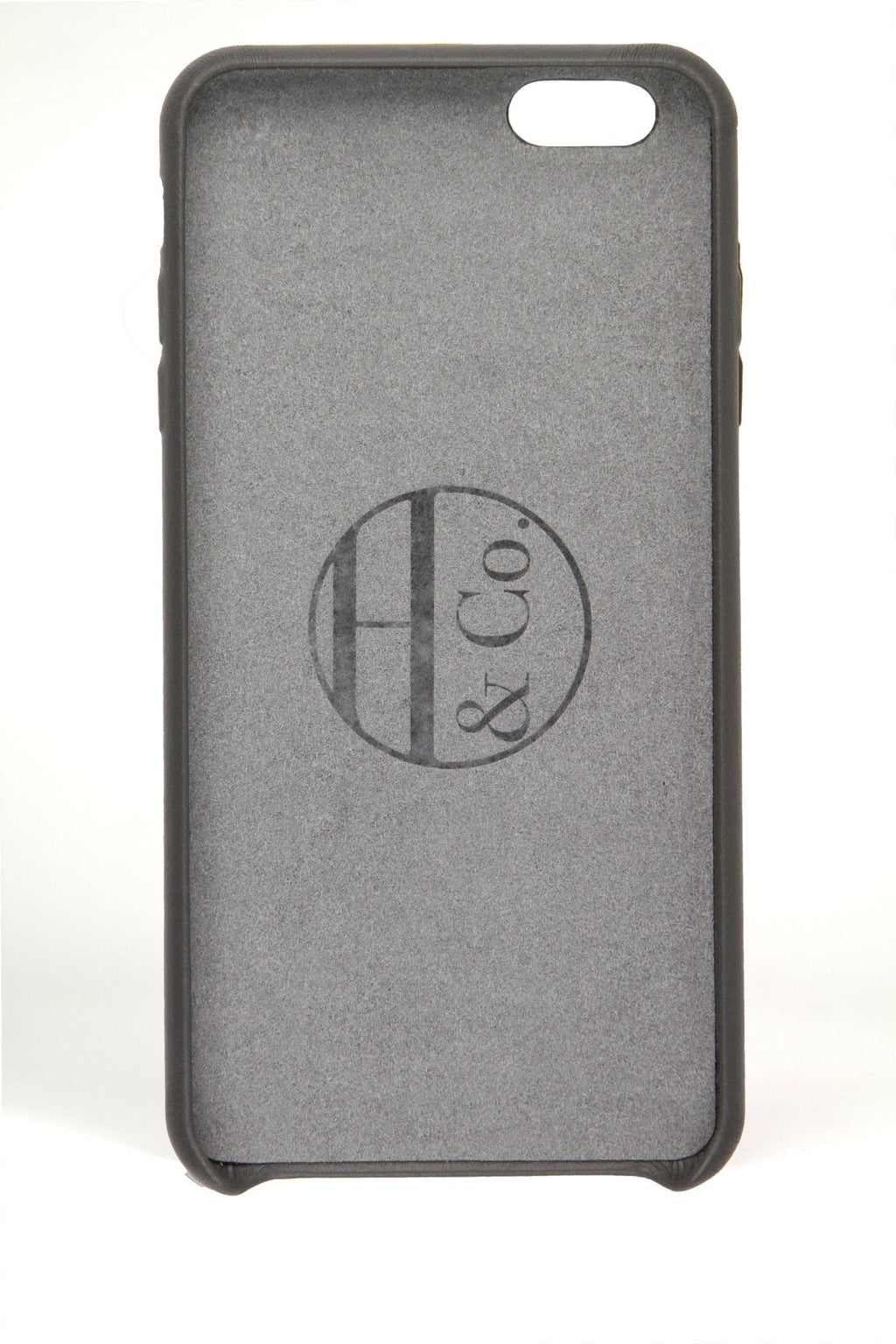 iPhone 6 Plus Case, Grey Leather